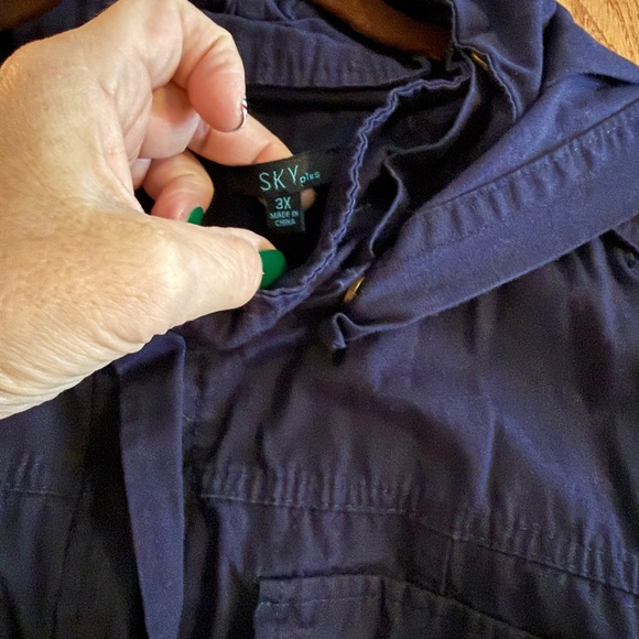 Sky Deep Purple Hooded Jacket - Picture 6 of 11